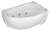 Акриловая ванна угловая Акватек Бетта 160 R, асимметричная, 160 см купить в интернет-магазине Азбука Сантехники