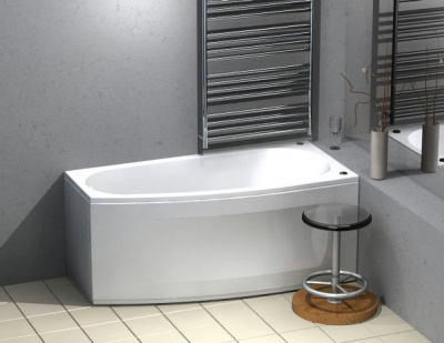 Акриловая ванна угловая Акватек Пандора R, асимметричная, 160 см купить в интернет-магазине Азбука Сантехники