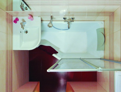 Акриловая ванна Ravak BeHappy L 170 см, асимметричная купить в интернет-магазине Азбука Сантехники