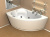 Акриловая ванна угловая Акватек Аякс 2 L, асимметричная, 170 см купить в интернет-магазине Азбука Сантехники