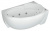Акриловая ванна угловая Акватек Бетта 170 R, асимметричная, 170 см купить в интернет-магазине Азбука Сантехники