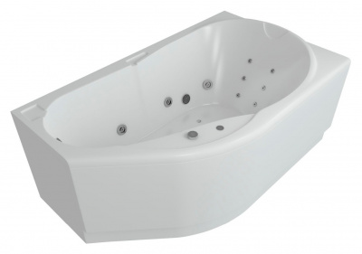 Акриловая ванна угловая Акватек Таурус R, асимметричная, 170 см купить в интернет-магазине Азбука Сантехники