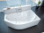 Акриловая ванна угловая Акватек Таурус R, асимметричная, 170 см купить в интернет-магазине Азбука Сантехники