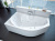 Акриловая ванна угловая Акватек Таурус L, асимметричная, 170 см купить в интернет-магазине Азбука Сантехники