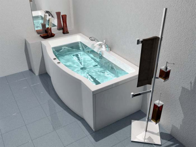 Акриловая ванна Акватек Гелиос, прямоугольная, 180 см купить в интернет-магазине Азбука Сантехники