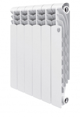 RoyalThermo Revolution 500 Bianco Traffico радиатор алюминиевый белый, 6 секций купить в интернет-магазине Азбука Сантехники