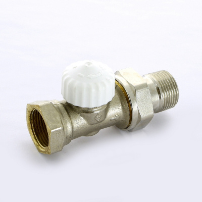 Вентиль термостатический UNI-FITT 3/4" НВ с разъёмным соединением никелированный купить в интернет-магазине Азбука Сантехники