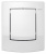 Кнопка смыва TECE Ambia Urinal 9242140 белая антибактериальная купить в интернет-магазине Азбука Сантехники