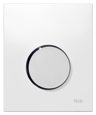 Кнопка смыва TECE Loop Urinal 9242627 белая, кнопка — хром купить в интернет-магазине Азбука Сантехники