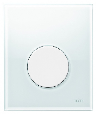 Кнопка смыва TECE Loop Urinal 9242650 белое стекло купить в интернет-магазине Азбука Сантехники