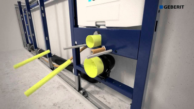 Инсталляция для унитаза Geberit Omega 12 111.003.00.1 купить в интернет-магазине Азбука Сантехники