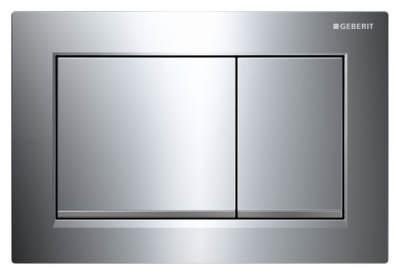 Кнопка смыва Geberit Omega 30 115.080.KH.1 хром / матовый хром купить в интернет-магазине Азбука Сантехники