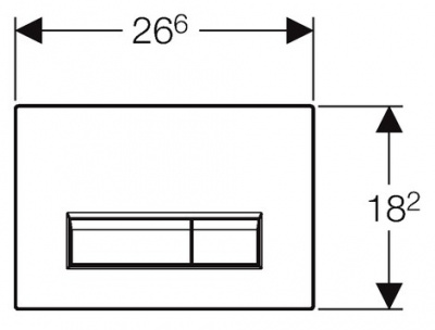 Кнопка смыва Geberit Sigma 40 115.600.KQ.1 с системой удаления запахов купить в интернет-магазине Азбука Сантехники