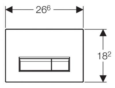 Кнопка смыва Geberit Sigma 40 115.600.SI.1 с системой удаления запахов купить в интернет-магазине Азбука Сантехники