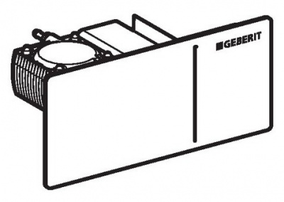 Кнопка смыва Geberit Sigma 70 115.630.SI.1 белая купить в интернет-магазине Азбука Сантехники