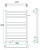 Полотенцесушитель водяной Grota Estro 300 × 900 мм купить в интернет-магазине Азбука Сантехники