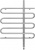 Полотенцесушитель электрический Сунержа Эпатаж 800 × 600 мм, с блоком управления (МЭМ) справа купить в интернет-магазине Азбука Сантехники