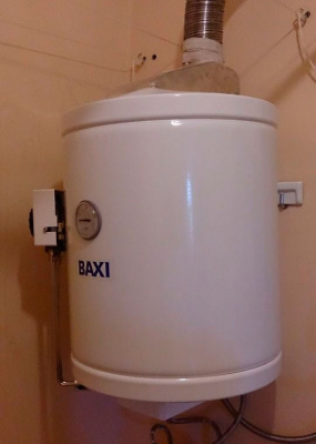 BAXI SAG3 50, 50 л, газовый водонагреватель накопительный купить в интернет-магазине Азбука Сантехники