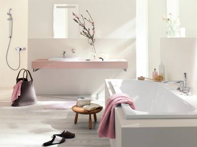 Смеситель Grohe Eurostyle Cosmopolitan 33591002 для ванны с душем купить в интернет-магазине Азбука Сантехники