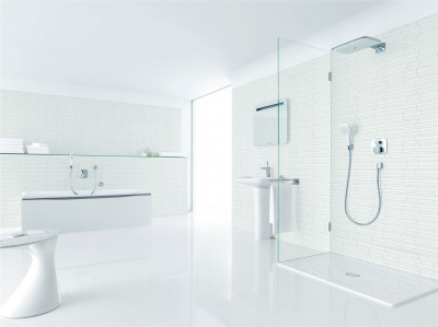 Термостат Hansgrohe PuraVida 15775000 для ванны с душем купить в интернет-магазине Азбука Сантехники