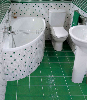 Акриловая ванна угловая Ravak Avocado R 150 см, асимметричная купить в интернет-магазине Азбука Сантехники