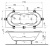 Акриловая ванна Ravak Campanula 170, прямоугольная, 170 см купить в интернет-магазине Азбука Сантехники