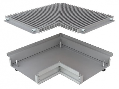 Уголок соединительный ASKON УВП 65/150/200 для внутрипольного водяного конвектора купить в интернет-магазине Азбука Сантехники