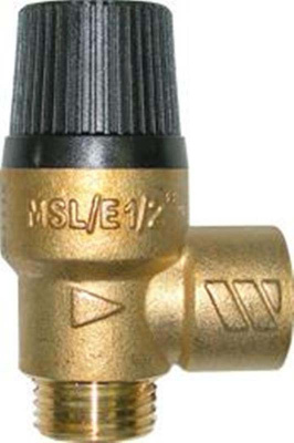 Клапан предохранительный Watts MSL НВ 1/2", 6 бар купить в интернет-магазине Азбука Сантехники
