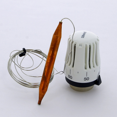 Термоголовка с выносным датчиком EMMETI M3V-F М30 × 1.5 для насосно-смесительной группы, от 20 до 65 °C купить в интернет-магазине Азбука Сантехники