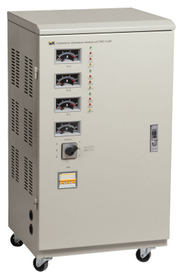 Стабилизатор напряжения IEK СНИ3 электромеханический 20кВА 3 × 32А, входное напряжение 160-250В купить в интернет-магазине Азбука Сантехники