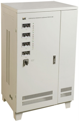 Стабилизатор напряжения IEK СНИ3 электромеханический 45кВА 3 × 68А, входное напряжение 160-250В купить в интернет-магазине Азбука Сантехники