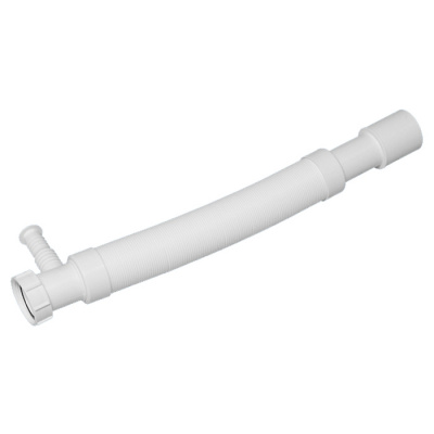 Гофра для сифона с накидной гайкой с носиком McAlpine Ø 1 1/2" D50 L460-1000 Dn40-50 мм купить в интернет-магазине Азбука Сантехники