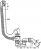 Сифон для ванны пластиковый Viega 6387.35 с пробкой купить в интернет-магазине Азбука Сантехники