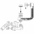 Полуавтомат для ванны с ревизией McAlpine L575 мм с поворотным переливом гибкий купить в интернет-магазине Азбука Сантехники
