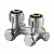 Присоединительный узел Oventrop Multiflex F ZBU 3/4"НГ × 3/4"НР, угловой, для слива купить в интернет-магазине Азбука Сантехники