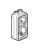 Legrand Plexo Серый Коробка монтажная 2-местная для накладного монтажа вертикальная ISO20 IP55 купить в интернет-магазине Азбука Сантехники