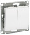Schneider Electric Glossa Белый Выключатель 2-клавишный 10A (схема 5) купить в интернет-магазине Азбука Сантехники