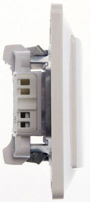 Schneider Electric Glossa Молочный Выключатель 1-клавишный (схема 1) 10AX в сборе купить в интернет-магазине Азбука Сантехники