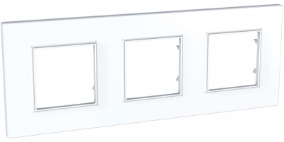Schneider Electric Unica Quadro Белый Рамка 3-ая купить в интернет-магазине Азбука Сантехники
