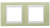 Schneider Electric Unica Хамелеон Зеленое яблоко/Белый Рамка 2-ая горизонтальная купить в интернет-магазине Азбука Сантехники