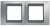 Schneider Electric Unica Top Хром матовый/Графит Рамка 2-ая купить в интернет-магазине Азбука Сантехники