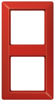 Jung AS 500 Красный Рамка 2-постовая купить в интернет-магазине Азбука Сантехники