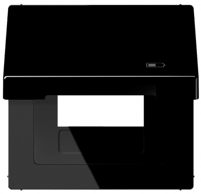 Jung LS 990 Черный Рамка с подпружиненной крышкой для USB-механизмов, с центральной платой купить в интернет-магазине Азбука Сантехники