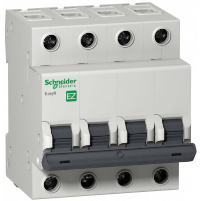 Schneider Electric Easy 9 Автомат 4P 32A (B) 4,5kA купить в интернет-магазине Азбука Сантехники