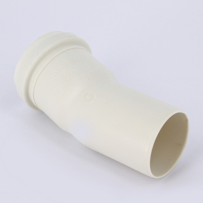 Отвод Sinikon Комфорт Ø 50 мм × 15° полипропиленовый белый купить в интернет-магазине Азбука Сантехники