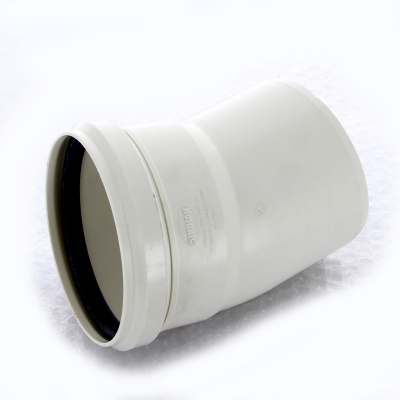 Отвод Sinikon Комфорт Ø 110 мм × 15° полипропиленовый белый купить в интернет-магазине Азбука Сантехники