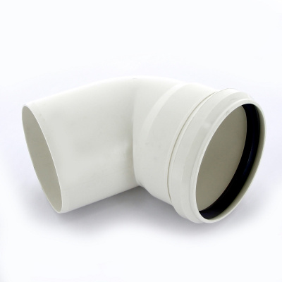 Отвод Sinikon Комфорт Ø 110 мм × 67° полипропиленовый белый купить в интернет-магазине Азбука Сантехники