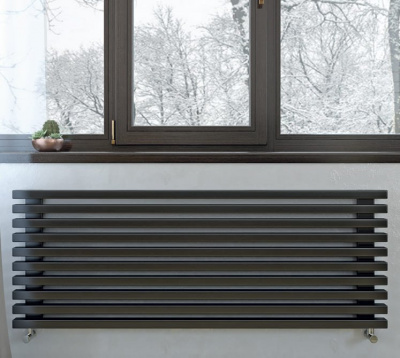 Дизайн-радиатор Loten Грей Z 380 × 1250 × 60 купить в интернет-магазине Азбука Сантехники