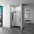 Душевая дверь RGW Stilvoll SV-03B, 900 × 2000 мм, с прозрачным стеклом, профиль — черный купить в интернет-магазине Азбука Сантехники