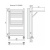 Полотенцесушитель водяной Terminus Валенсия П13 450 × 860 купить в интернет-магазине Азбука Сантехники